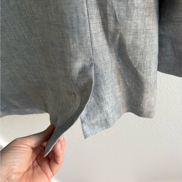 Ermenegildo Zegna pure linen blazer light blue. Runway item then dry cleaned - Picture 4 of 9